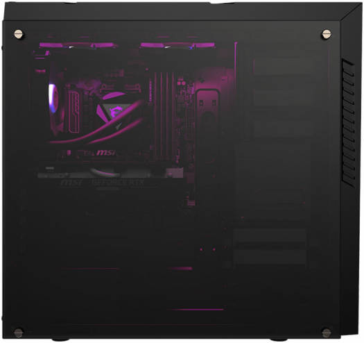 MSI Mag Codex X5 Gaming Desktop, 12th Gen Core i7-12700KF + Z690, 32GB DDR5 RAM, 1TB HDD + 1TB SSD, Nvidia RTX3080 LHR 8GB, 750W ATX, Liquid AIO Cooler, Windows 11 Home, Black | 9S6-B93071-1240 - Image 4