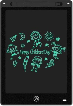 12" LCD Writing Tablet, Electronic Digital Writing & Colorful Screen Doodle Board, Handwriting Paper Drawing Tablet, Black