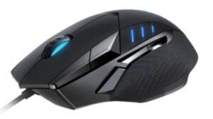 RAPOO VT300 VPRO Wired Gaming Mouse, Ergonomic Design with 10 Programmable Buttons, Adjustable Real-Time DPI Button, Black | 18711