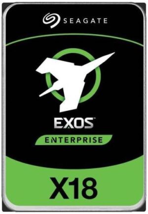 Seagate Exos X18 10TB Hard Drive, 3.5" Internal 12Gb/s SAS, 7200Rpm, 270 MB/s Data Transfer Rate, Conventional Magnetic Recording Method, Video Surveillance System, Storage System | ST10000NM013G