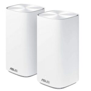 ASUS Zen WiFi AC Mini CD6 AC1500 Dual-Band Router, Single-band (2.4 GHz), Mesh WiFi System, White, (2-Pack) | 90IG05S0-BU2410