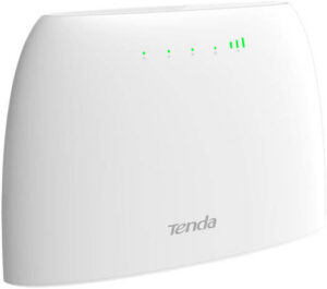 Tenda 4G03 3G/4G LTE N300 Wi-Fi Router, Parental Control, Connects Up to 32 Devices, 2.4GHz 300Mbps Wifi Speed, 802.11b/g/n, Single Band | 4G03