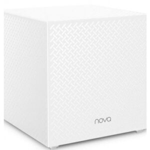 Tenda Nova AC2100 MW12 Mesh Wi-Fi Router, Add-on Unit for Expansion, Tri-Band, 300Mbps, 802.11ac, 12V DC, Pack of 1 | Nova MW12-1