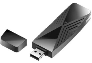 D-Link AX1800 USB WiFi 6 Adapter, Dual Band Long Range, MU-MIMO, Wireless Internet Network, For Desktop / PC / Laptop / Windows. Black | DWA-X1850