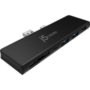 J5Create JCD324 Ultradrive Mini Dock For Surface Pro, Black | JCD324B