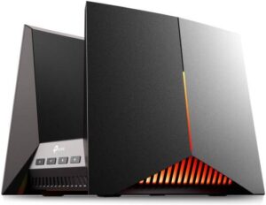 TP-Link Archer GE800, BE19000 Tri-Band Wi-Fi 7 Gaming Router, Speeds Up To 19 Gbps, 2 x 10G Ports, Quad Acceleration, HomeShield, Ultra Low Latency, Multiple Modes For Gaming Devices | Archer GE800