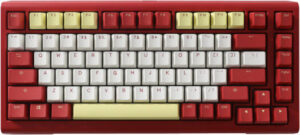 Ducky One ProjectD x Fallout Nuka Cola Tinker 75 Edition Mechanical Gaming Keyboard, with Mousepad, Cherry MX2A Red Switch, Hot-Swappable, PBT Doubleshot Keycaps, English | PKTI2383AST-CRUSPDOENUKAW1