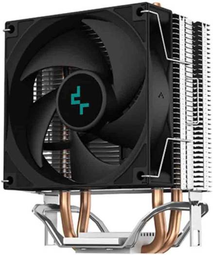DeepCool AG200 Single Tower 92mm CPU Cooler, 500-3050 RPM Fan Speed, 36.75 CFM Airflow, 2.4W Power, 30.5 dBAFan Noise, Hydro Bearing, 4 Pin PWM Fan Connector, Black | R-AG200-BKNNMN-G
