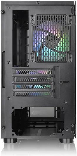Thermaltake V150 Tempered Glass ARGB Breeze Micro Chassis, SPCC+Tempered Glass Material, Up to 280mm Radiator, Up to 4 Fans Support, Dust Filtration, Black | CA-1R1-00S1WN-02 - Image 6