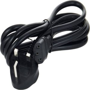 Original Power Cable, 3 Pin UK Adapter with Fuse, 1.8 Meter, For Desktop Computer