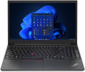 Lenovo Thinkpad E15 Laptops, 15.6" FHD IPS Anti-Glare Display, AMD Ryzen 7 5825U, 8GB, 512GB SSD, Integrated AMD Radeon Graphics, Non-Backlit ENG K/B, FreeDOS, Black | 21ED002KGP