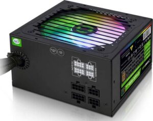 Gamemax Power Supply 600W Semi Modular 80+ Bronze, GAMEMAX VP-600-RGB