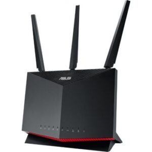 Asus RT-AX86S AX5700 Dual Band Wifi 6 Gaming Wireless Router, PS5 Compatible, Mobile Game Mode,  Adaptive QoS, Black | 90IG05F0-MU2A00