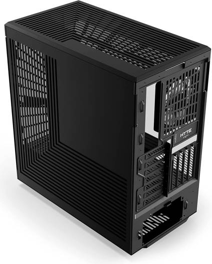 HYTE Y40 Modern Aesthetic Panoramic Mid-Tower ATX Gaming PC Case, Tempered Glass Design, Up to 360mm Radiator & 7x 120mm Fans Support, Vertical Graphics Support, USB Type-C, Black | CS-HYTE-Y40-B - Image 5