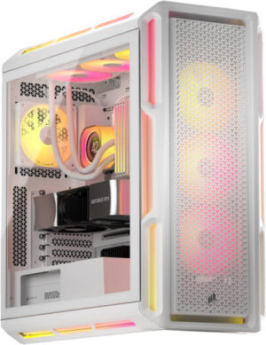 TitanForge Gaming PC - Intel Core i9-14900K 24 Cores 32 Threads, NVIDIA RTX 5090 32GB, 64GB DDR5 RAM 6000MHz, 2TB SSD Gen 5, 1000W 80 PLUS PSU, 360mm Liquid Cooler, Wi-FI + BT