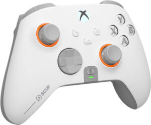 SCUF Instinct Pro Gaming Controller, Xbox Series X, Four Remappable Paddles, Adjustable Instant Triggers, Three Onboard Profiles, High-Performance Grip, White | 504-178-04-010-NA