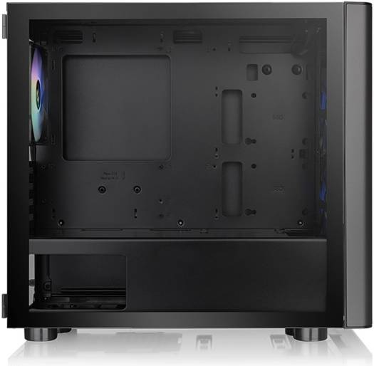 Thermaltake V150 Tempered Glass ARGB Breeze Micro Chassis, SPCC+Tempered Glass Material, Up to 280mm Radiator, Up to 4 Fans Support, Dust Filtration, Black | CA-1R1-00S1WN-02 - Image 3