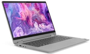 Lenovo IdeaPad Flex 5i 14ITL05 14" FHD IPS Touch Laptop, 11th Gen Core i5-1135G7 2.40GHz, 8GB DDR4 RAM, 256GB SSD, Intel Iris Xe, Windows 10 Home, English KB, Pen, Graphite Grey | 82HS00ETCF