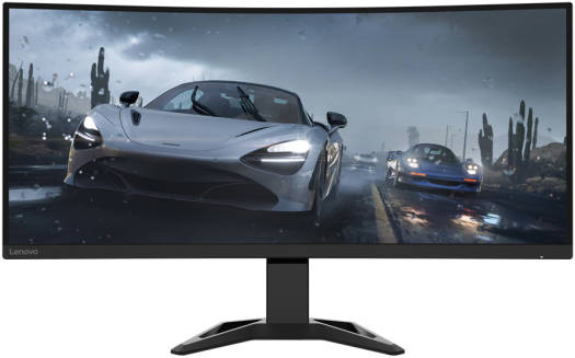 Lenovo G34w-30 34" WQHD Curved Monitor, 3440x1440 99% sRGB VA Display, 165Hz Refresh Rate & 0.5ms Response Time, 3Wx2 Speaker, 16.7m Colors, AMD FreeSync2x HDMI 2.0, 1x DP 1.4, Black | 66F1GAC1AE
