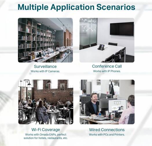 TP-Link TL-SG1210MP, 8 Port Gigabit PoE Switch, 8 PoE+ Ports @123W, w/ 2 Uplink Gigabit Ports + 1 Combo SFP Slot, Plug & Play, Extend, Priority & Isolation Mode | TL-SG1210MP - Image 6