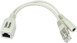 MikroTik RBPOE PoE Injector, for 10/100Mbps Products, 10 - 28 V Input & Output Voltage, White | RBPOE