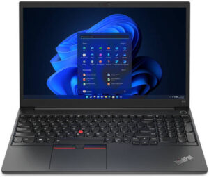 Lenovo ThinkPad E15 Gen 4 Laptop, 15.6" FHD 1920x1080 Display, Intel Core i5-1235U, 8GB RAM, 256GB SSD,  Intel Iris Xe Graphics, Non-backlit, English (UK) KB, DOS, Black | 21E6008HGP