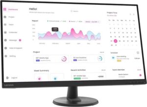 Lenovo D32-40 31.5'' FHD WLED Monitor, 4ms Response Time, 60Hz Refresh Rate, 16 9 Aspect Ratio, 8 Color Depth, 16.7 Million Color Support, Eye Comfort, DP, HDMI, 99% sRGB, Black | 66FCGAC2AE
