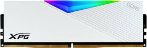 Adata XPG Lancer RGB 16GB (1x16GB) DDR5 Desktop Memory, 6000 MHz Memory Speed, CAS Latency 40, Voltage 1.35V, Intel XMP 3.0, Integrated Heatsink, Unbuffered, ECC, White | AX5U6000C4016G-CLARWH