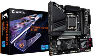 GIGABYTE Z790M AORUS ELITE LGA1700 mATX Motherboard, Intel Z790 Chipset, 4x DDR5 DIMM Socket, Up to 192GB Memory Capacity, 3x PCIe 4.0 x4 M.2 Connector,  2.5GbE LAN | Z790M-AORUS-ELITE