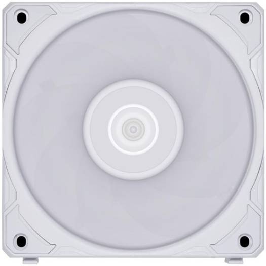 Lian-Li UNI Fan P28 Case Fan, LCP+PBT+PC+Aluminum Materials, 120mm Fan Size, 2600 RPM Fan Speed, 92 CFM Airflow, Fluid Dynamic Bearing, Pack of 3, White | G99.12P283W.00 - Image 6