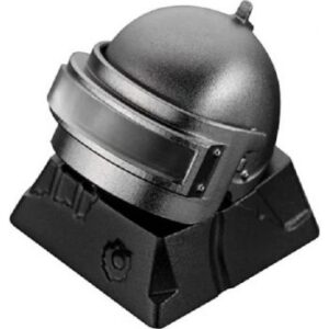 ZomoPlus 3D Xplosion Customized Keycap, Cherry MX Switches And Clones, Chicken Dinner Theme Metal, With CNC Engraving, 1u Size, Black/Grey | ZO-PS-3D-XPLO