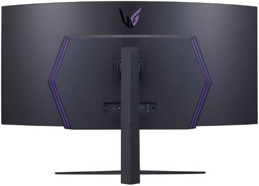 LG 45GR95QE-B 45'' UltraGear WQHD OLED Curved Monitor, 240Hz Refresh Rate, 0.03ms Response Time, 21:9 Aspect Ratio, 1.07B Color Depth, 178º Viewing Angle, HDR 10, Black | 45GR95QE-B - Image 4