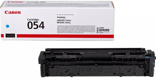 Canon 054 Toner Cartridge, Yield of 1500 Pages, Fully RoHS Compliant, Compatible with i-SENSYS MF645Cx / i-SENSYS MF643Cdw / i-SENSYS MF641Cw i-SENSYS LBP623Cdw, Cyan | 3023C003