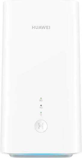Huawei 5G CPE Pro 2 Router, Balong 5000 Chipset, Built-in Dual-Band Antenna, 2.4 GHz & 5 GHz Frequency Band, Wi-Fi 6 Plus, Wan/Lan GE, Lan GE, Power Adapter Port, Sim Card Slot, White | 5G CPE Pro 2