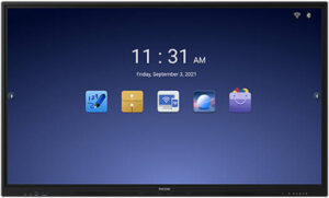 RICOH A6500 Interactive Whiteboard Display, 65" 4K UHD Liquid Crystal Display, Infrared Touch Screen, 60Hz Refresh Rate, 8ms Response Time, 3.2mm Toughened Glass, 1.07B Display Color, Black | A6500