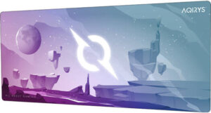 AQIRYS Gravity XL Mousepad, Microfiber Textile Surface, 900 x 400 x 3 mm Dimension, High-Quality Non-Slip Rubber Base, Waterproof, Extra Large | AQRYS_GRAVITYXL