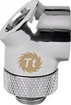 Thermaltake Pacific DIY LCS Chrome G1/4 45 Degree Adapter Fitting Cooling | CL-W051-CU00SL-A