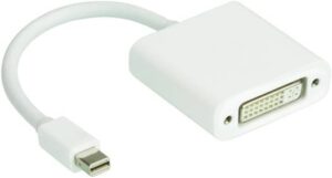 Generic Mini Display Port to DVI Adapter, Up to 1920 x 1200 Resolutions Support, White