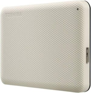 Toshiba Canvio Advance Plus Portable External Hard Drive 2TB USB 3.0 White