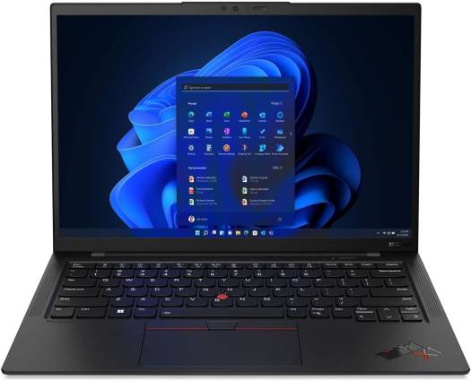 Lenovo ThinkPad X1 Carbon Gen 10 Laptop, 14" WUXGA IPS Touch Display, Intel Core i7-1255U, 16GB RAM, 1TB SSD, Intel Iris Xe Graphics, FP Reader,, Backlit ENG (US) KB, Black | 21CB000JUS - Image 2