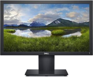 Dell 19" HD LCD Monitor, TN Panel with LED-backlit Display, 5 ms (grey-to-grey) Response Time, TFT Active Matrix, 16.7 Million Colors, 100mm VESA, DisplayPort 1.2 / VGA, Black | E1920H