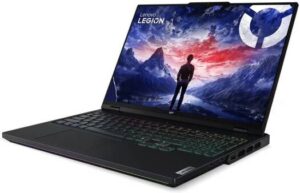 Lenovo Legion Pro 7 16IRX9H Gaming Laptop, 16" WQXGA 240Hz IPS Display, Intel Core i9-14900HX, 32GB RAM, 1TB SSD, GeForce RTX 4080 12GB Laptop GPU, ENG-ARAB KB, Win11Pro, Eclipse Black | 83DE000EAX-W