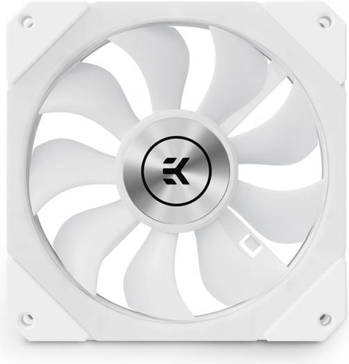 EKWB EK-Quantum Impulse 120 D-RGB 120mm Computer Cooling Fan, Addressable RGB LED MagLev Fans, 400-1800 RPM Speed, 57.5CFM Airflow, 24.3dBA Nosie Level, 4-Pin PWM, White | 3831109854204 - Image 3