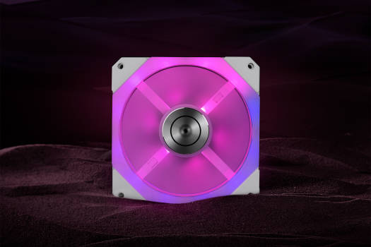 EKWB EK-Quantum Impulse 120 D-RGB 120mm Computer Cooling Fan, Addressable RGB LED MagLev Fans, 400-1800 RPM Speed, 57.5CFM Airflow, 24.3dBA Nosie Level, 4-Pin PWM, White | 3831109854204 - Image 4