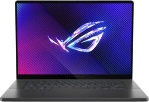 ASUS ROG Zephyrus G16 GU605MI Gaming Laptop, 16" WQXGA OLED 240Hz Display, Intel Core Ultra 9 185H, 16GB RAM, 1TB SSD, GeForce RTX 4070 8GB, English Keyboard, Win11, Eclipse Gray | 90NR0IS1-M007T0