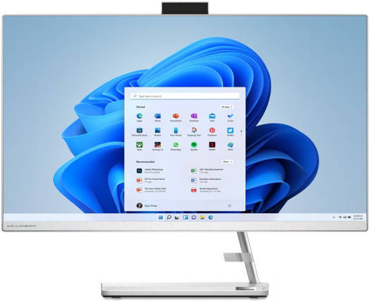 Lenovo IdeaCentre AIO 3 27IAP7 Desktop Computer, 27" FHD IPS Display, Intel Core i5-12450H CPU, 8GB RAM, 512GB SSD, GeForce MX550 2GB GPU, Wireless Mouse & ENG-ARAB K/B, Free DOS, White | F0GJ00KHAX - Image 3