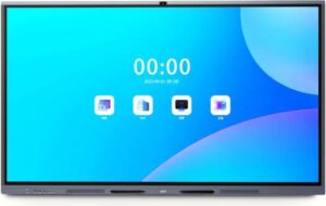 Qbit IR Touch Interactive Whiteboard, 55" Inch 4K UHD Display, Intel Core i5, 8GB RAM, 256GB, 13MP Camera, Mic, Stereo Speakers, HDMI/USB Port, LAN, Wifi, Anti Glare Glass, Windows 10 | 55QT4KSWBTW