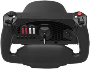 Honeycomb Aeronautical Alpha Flight Controls & Switch Panel, 8-Way Hat Switch, 2-Way Rocket Switchers, 5-Position Ignition180-D Yoke Rotation, (Compatible with PC [windows] and Mac, Black | SB003011