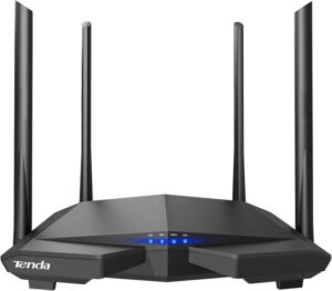 Tenda AC1200 Dual Band Wi-Fi Router, High Speed Wireless Internet Router with Smart App, MU-MIMO for Home, Black | AC6