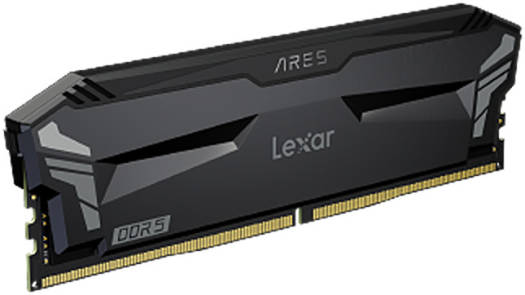 Lexar Ares 32GB (16GBx2) DDR5 OC Desktop Memory Kit with Heatsink, 5200MHz Clocking Speed, 1.2 Memory Voltage, CL32 Latency, Supports Intel XMP 3.0, 288-Pin, Black | LD5CU016G-R5200GD2A - Image 4